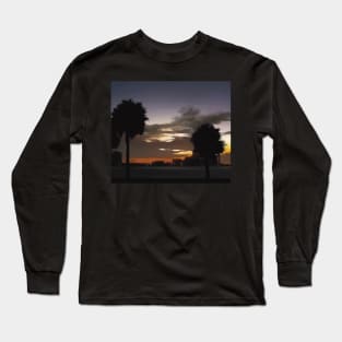 Sunset Over Miami Long Sleeve T-Shirt